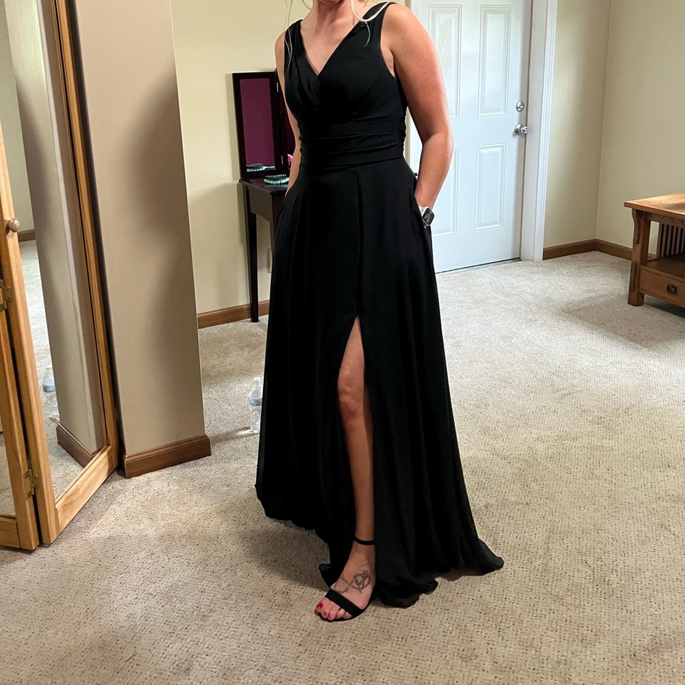 Zavier Black dress wedding